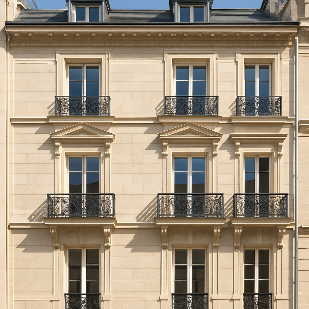 Après — Façade d'immeuble - Copropriété Nevers