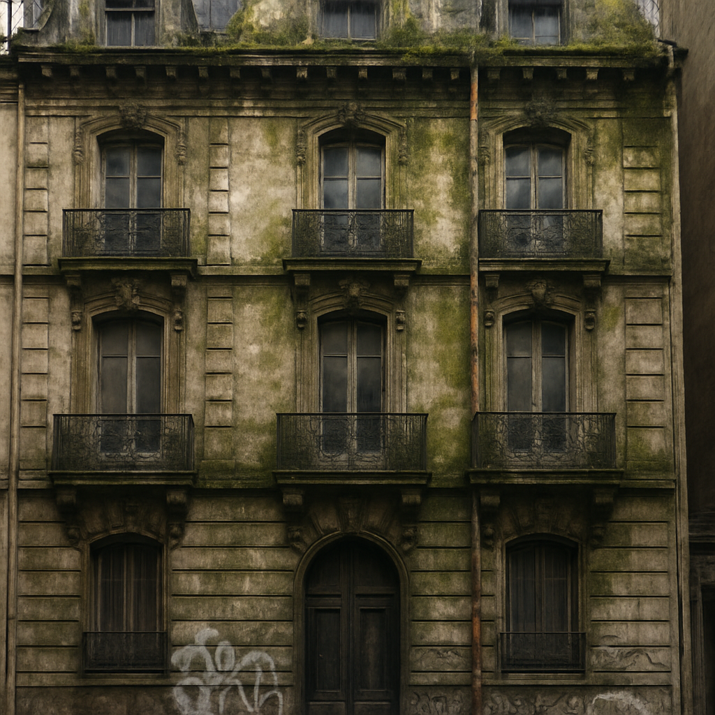 Avant — Façade d'immeuble - Copropriété Nevers