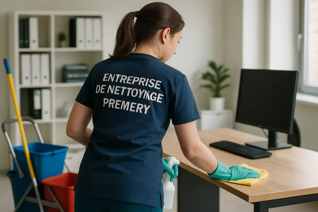 Équipe de nettoyage professionnel à Premery nettoyant un appartement après un sinistre.
