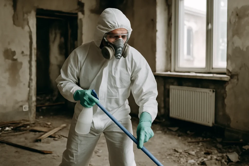 6 étapes cruciales pour nettoyer un chantier après sinistre en toute sécurité